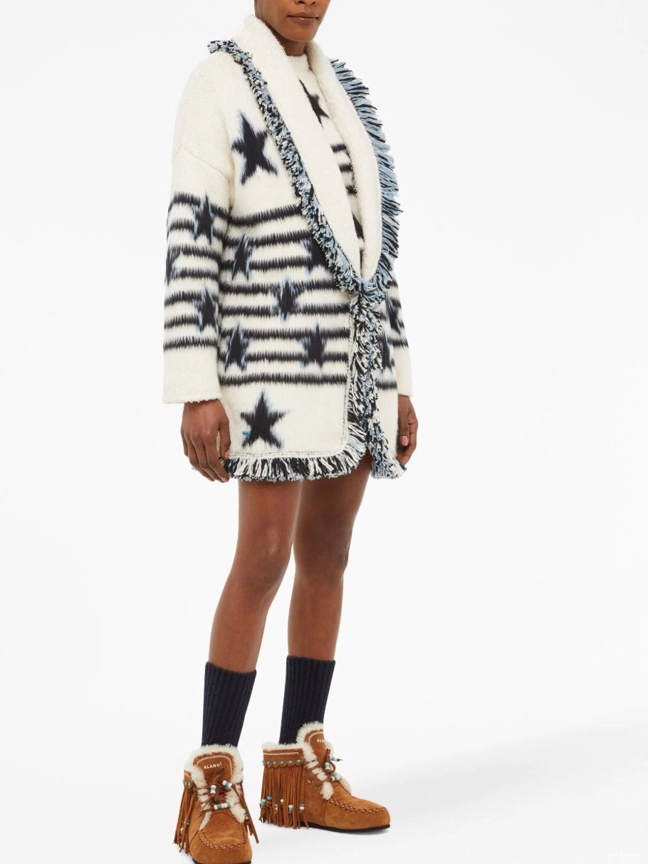 Affordable The By Stars jacquard cardigan Alanui Women 0823